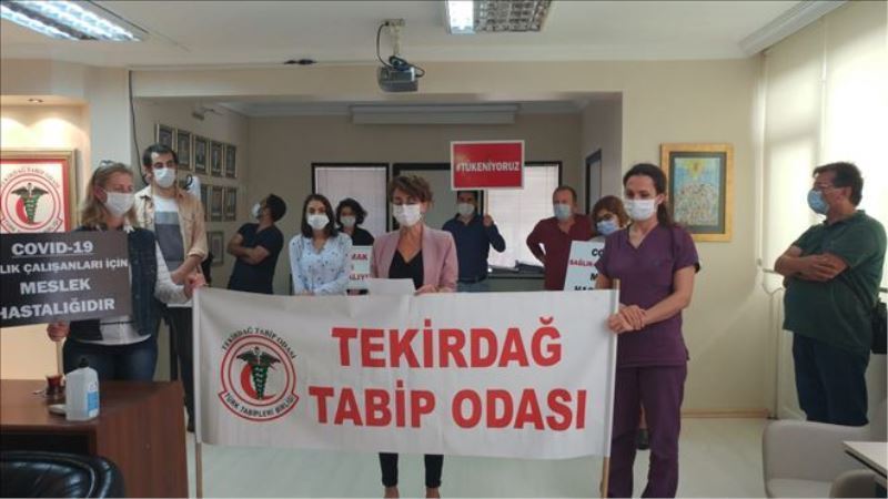 TEKİRDAĞ TABİBLER ODASI  GEÇTİĞİMİZ GÜNLERDE BİR BASIN AÇIKALAMASI YAPTI