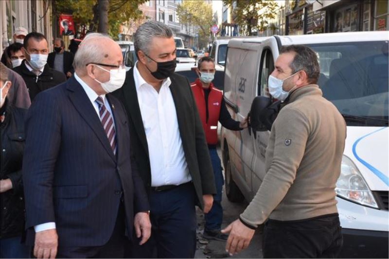  TEKİRDAĞ BÜYÜKŞEHİR BELEDİYE BAŞKANI KADİR ALBAYRAK VE MALKARA BELEDİYE BAŞKANI ULAŞ YURDAKUL´DAN PAZARTESİ PAZARINA ZİYARET 