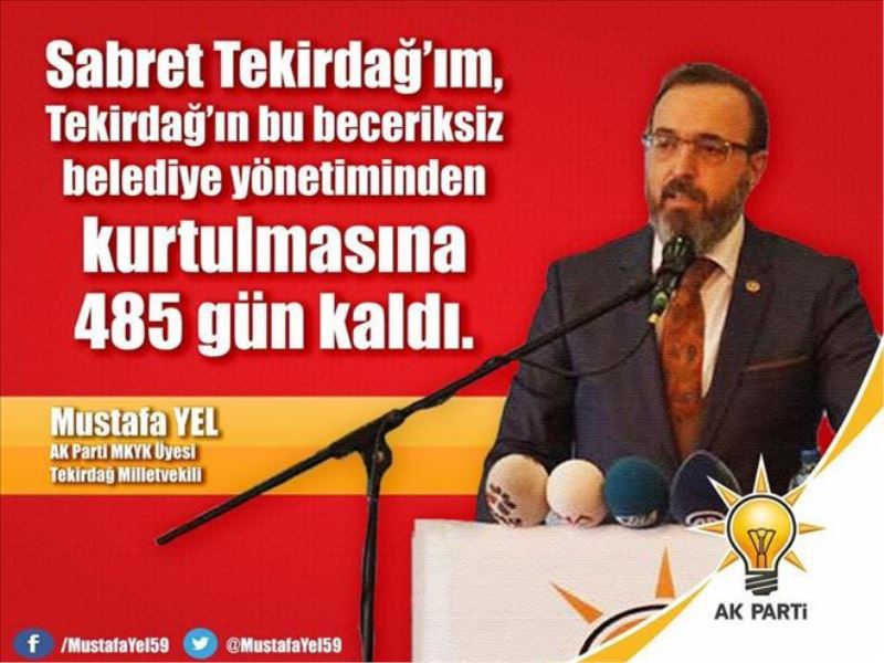 MUSTAFA YEL MİLLETVEKİLLİĞİN HAKKINI VERİYOR...