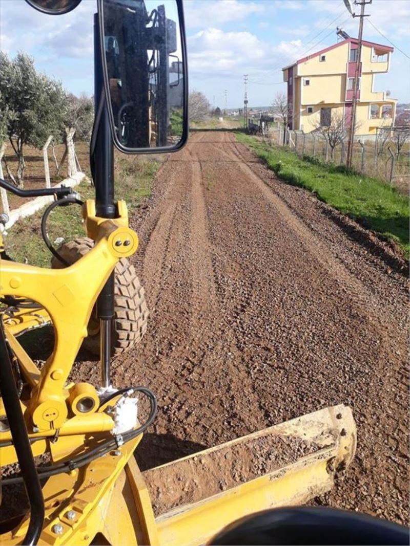 Marmaraereğlisi´nde Yolların Yapımı Devam Ediyor 