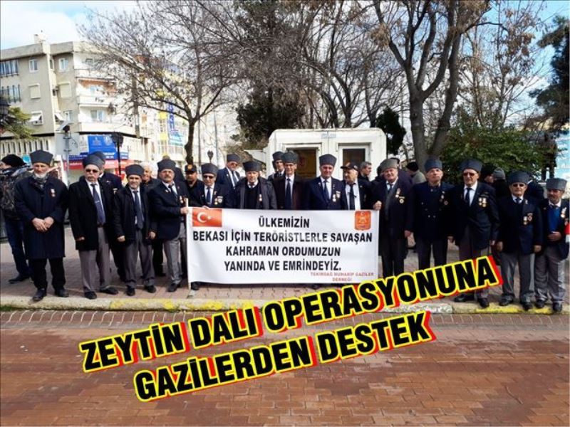 Gazilerden Mehmetçiğe Destek