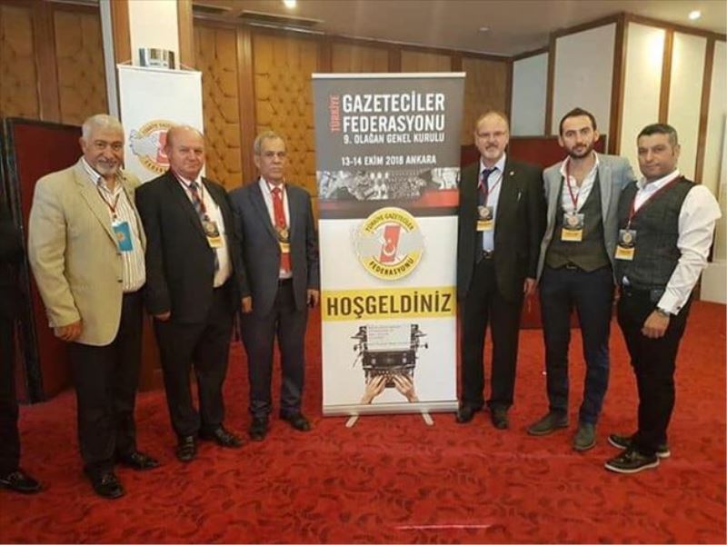 TÜRKİYE GAZETECİLER FEDERASYON BAŞKANI YILMAZ KARACA GÜVEN TAZELEDİ 