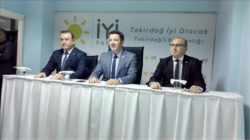 İYİ PARTİ TEKİRDAĞ İL BAŞKANLIĞI YENİ YÖNETİMİ BELLİ OLDU