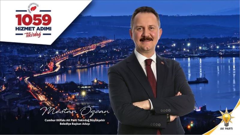 “POTANSİYELİ BÜYÜKŞEHİR TEKİRDAĞ” İÇİN 1059 HİZMET ADIMI!
