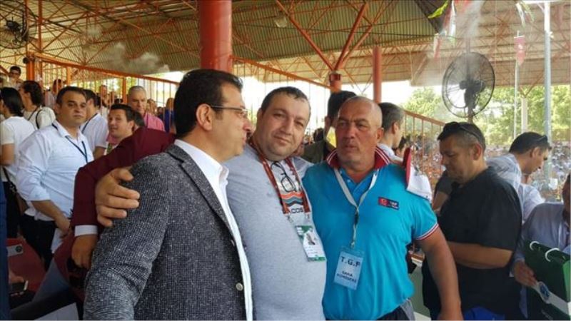 SİYAMİ ASLAN YEĞENİ EKREM İMAMOĞLU İLE KIRKPINAR´DA BULUŞTU