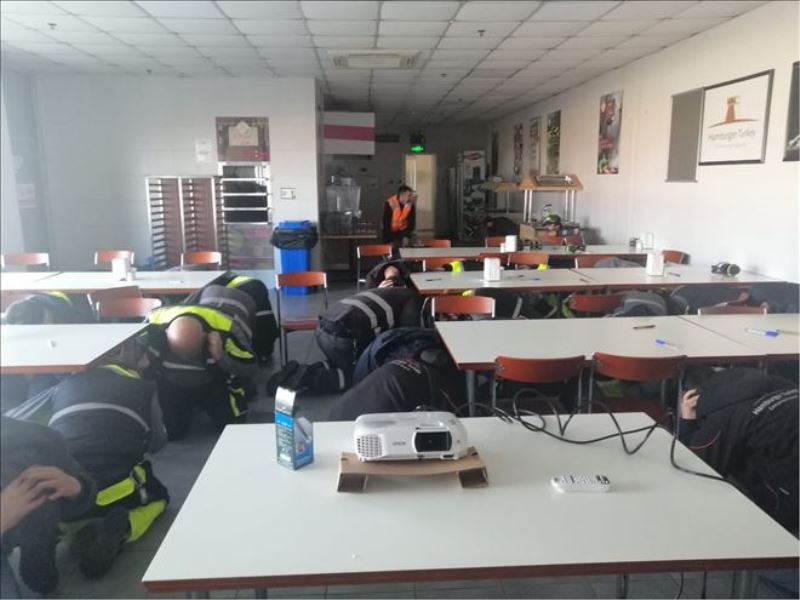 Ergene´de deprem tatbikatı