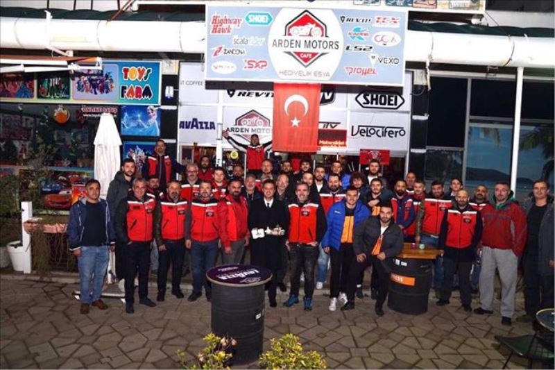 Trakya Motosiklet Kulübü´nden ÇBSK´ya moral yemeği