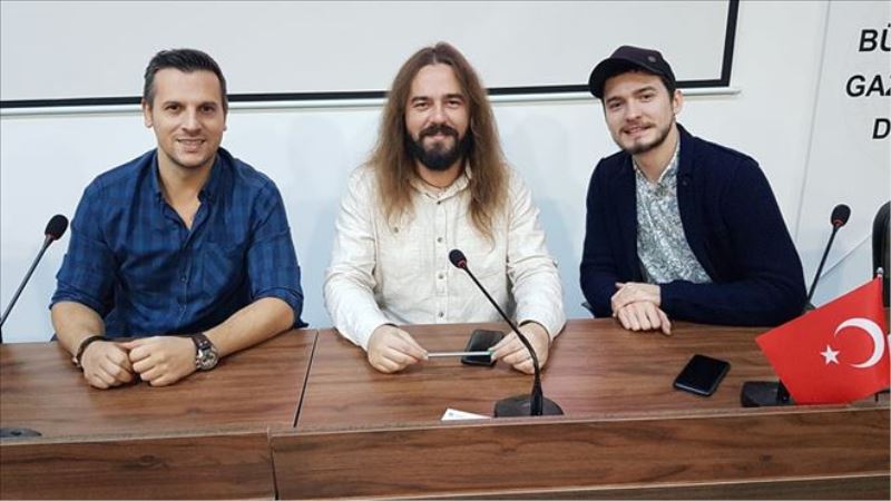 Oğuz Berkay Fidan ve Ergin Kılıkçıer Tekirdağ Büyükşehir Gazeteciler Derneği´ni ziyaret etti