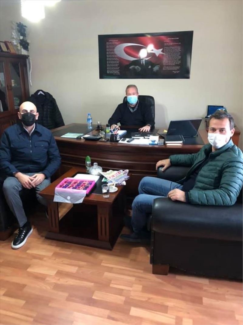 DEVA PARTİSİ KURMAYLARI GAZETEMİZİ ZİYARET ETTİ...