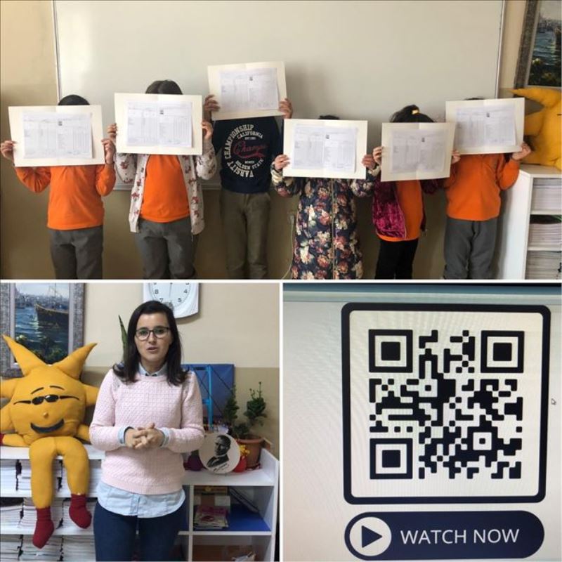 Eğitimde QR kodlu ilk karne verildi