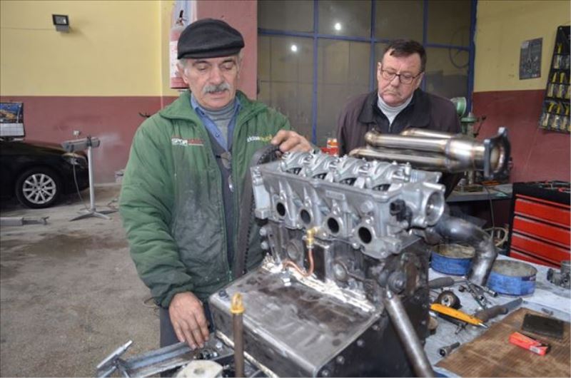 1978´de LPG´yi ilk kez otomobilde deneyen Tekirdağlı usta şimdide motor tasarladı