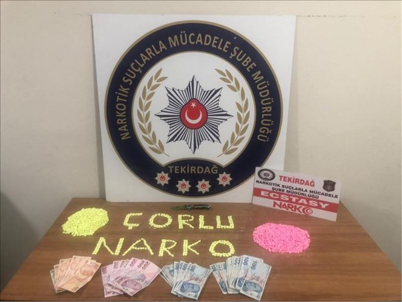Çorlu´da 3 bin uyuşturucu hap ele geçirildi