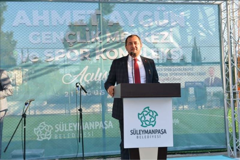 Gençler için yarım milyonluk yatırım tamamlandı 