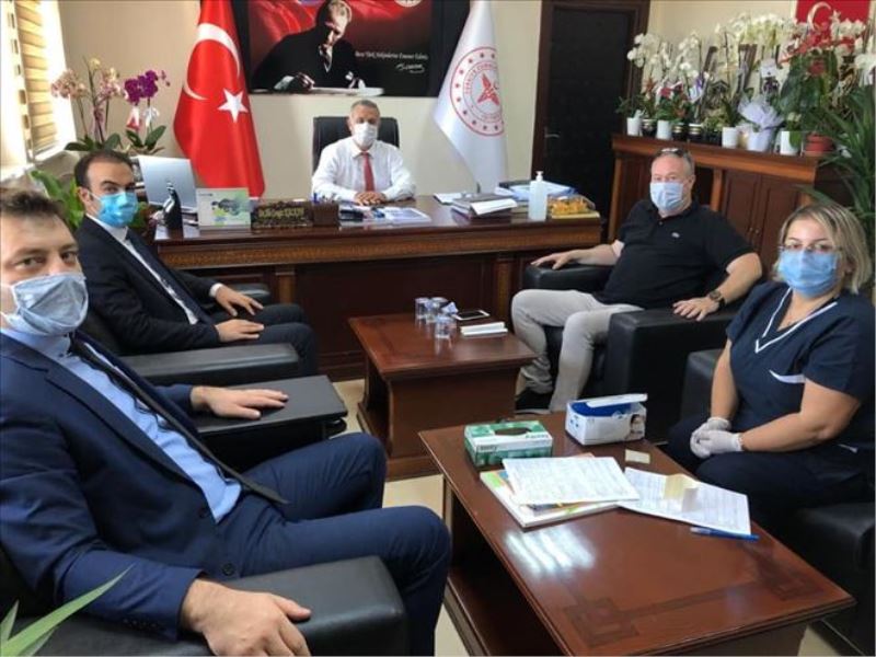 IŞIKSAL, İL SAĞLIK MÜDÜRÜ ALİ CENGİZ KALKAN´I ZİYARET ETTİ