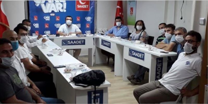 SAADET PARTİSİ, GELECEK PARTİSİNİ AĞIRLADI