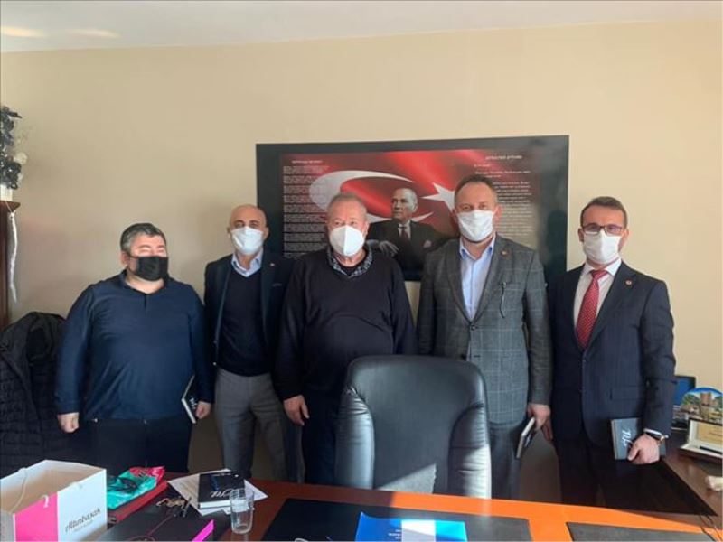 AKPARTİ´NİN KURMAYLARI GAZETEMİZİ ZİYARET ETTİ