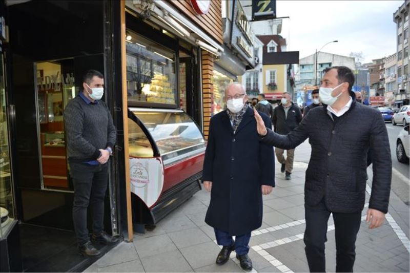 Başkan Yüksel esnaf ziyaretleri gerçekleştirdi