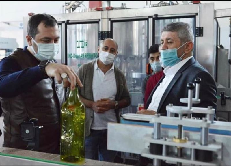CÜNEYT YÜKSEL ŞAKAR MAKİNAYI ZİYARET ETTİ