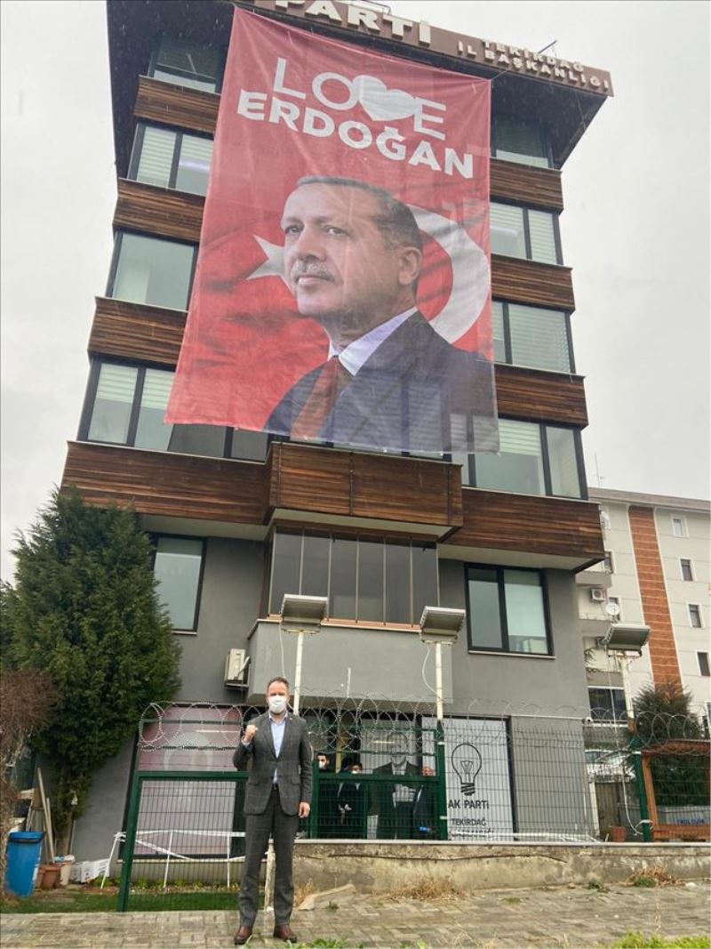 AK Parti Tekirdağ İl Başkanlığından, ABD´deki Erdoğan düşmanlığına cevap 