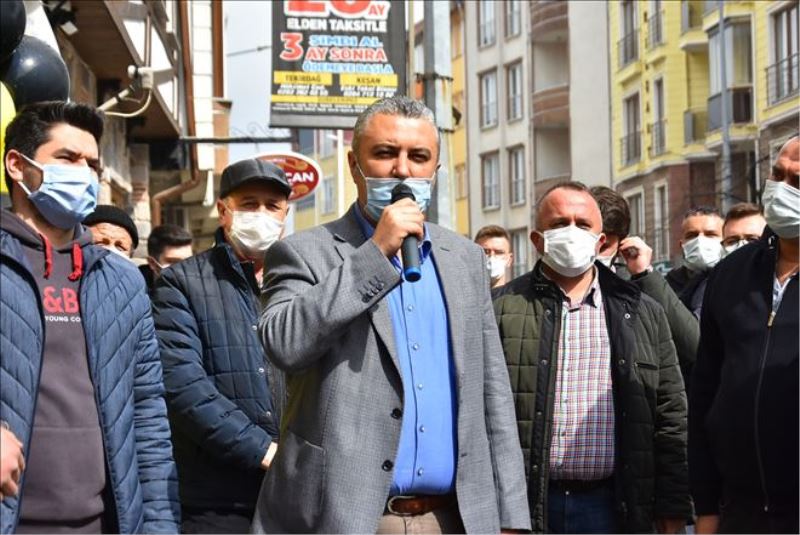 BELEDİYE BAŞKANI ULAŞ YURDAKUL YAĞIZ İLETİŞİM´İN AÇILIŞINI GERÇEKLEŞTİRDİ 