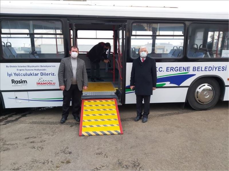 Başkan İmamoğlu´nun Hediyesi Ergene Belediyesi Araç Filosuna Eklendi