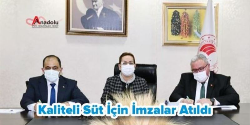 Kaliteli Süt İçin İmzalar Atıldı