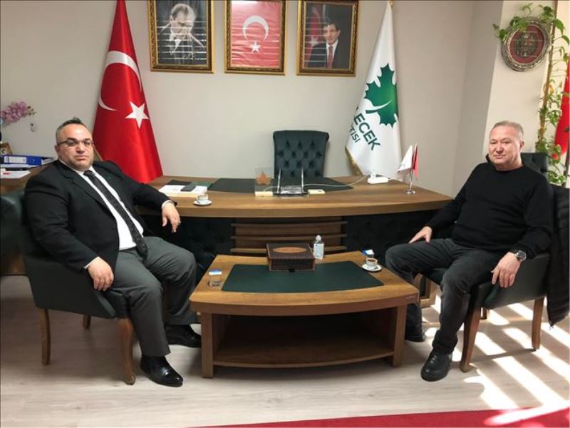 Işıksal Gelecek Partisini ziyaret ederek İl Başkanı Recep Nişancı ile görüş alışverişinde bulundu 