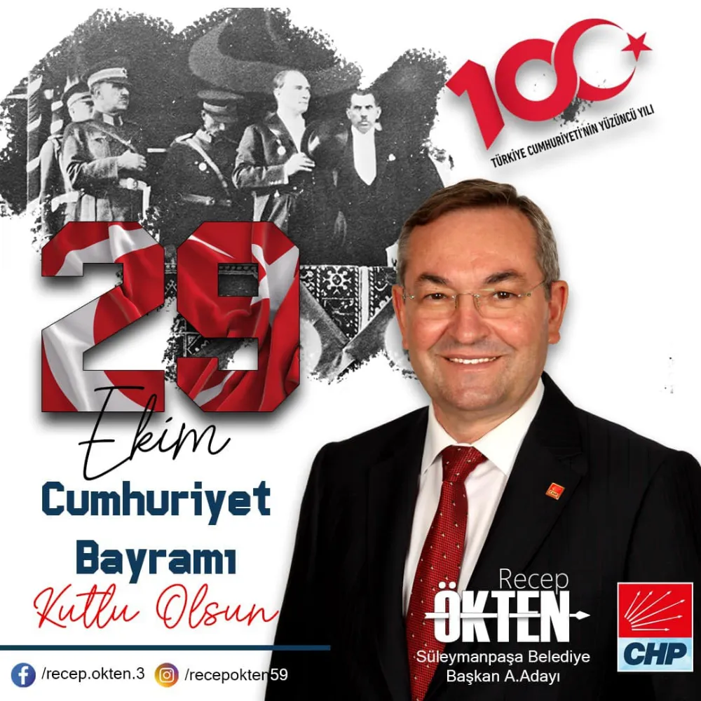 chp süleymanpaşa belediyesi başkan aday adayı Recep Ökten