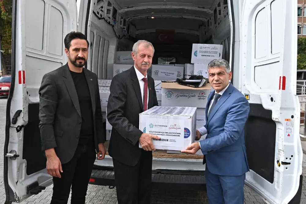 Süleymanpaşa Belediyesinden öğrencilere kırtasiye desteği