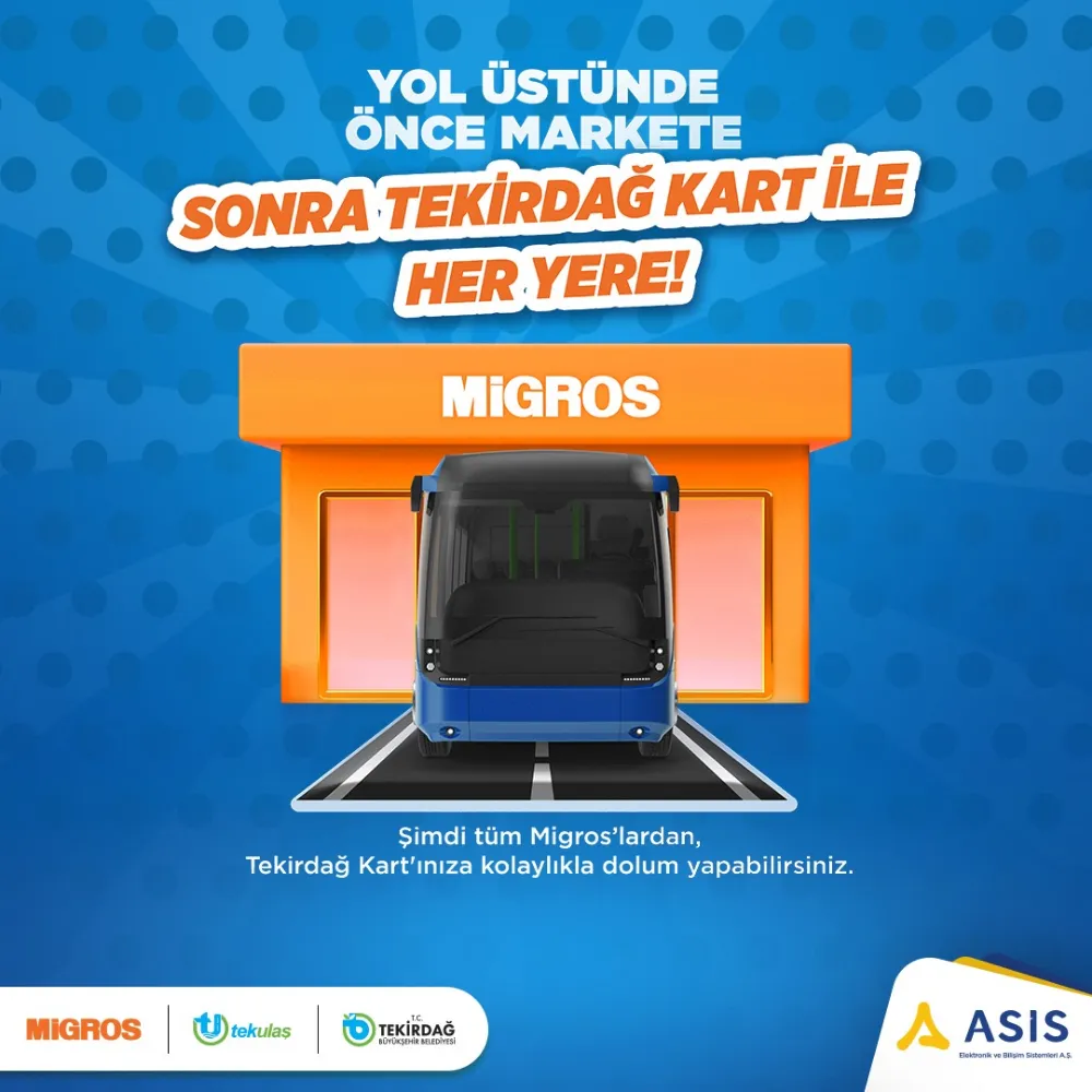 TEKİRDAĞ ULAŞIMINDA TEKNOLOJİ ÇAĞI BAŞLIYOR!