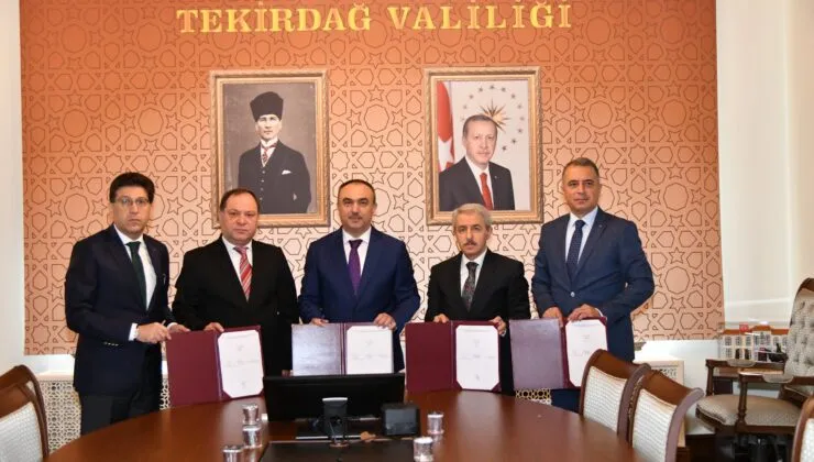 VALİ SOYTÜRK MALKARALI İŞ İNSANI ADNAN SUNGUR’DAN İSTEDİĞİ OKUL DESTEĞİNİ ALDI