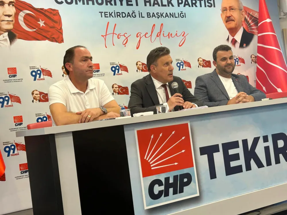 MEHMET SABRİ YÜCE SÜLEYMANPAŞA ADAY ADAYLIĞINI AÇIKLADI