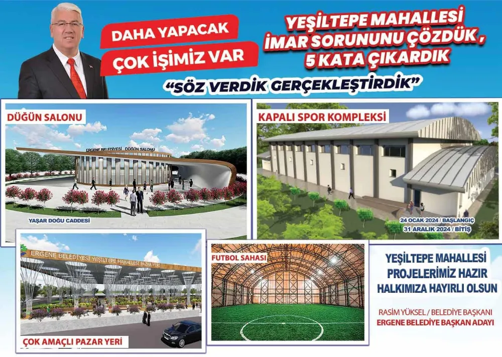 DAHA YAPACAK ÇOK İŞİMİZ VAR 
