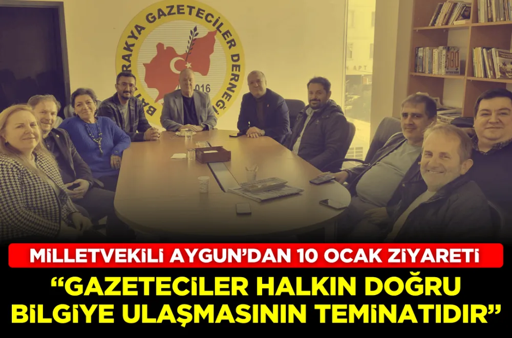 CHP Tekirdağ Milletvekili İlhami Özcan Aygun, Batı Trakya Gazeteciler Derneği’ni Ziyaret Etti