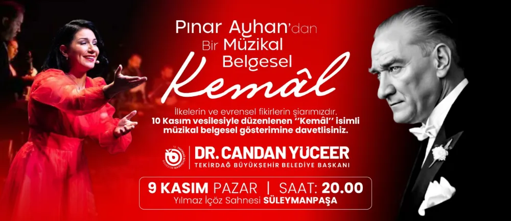 Pınar Ayhan’ın gösterimiyle “Kemâl” müzikal belgeseli sahnelenecektir