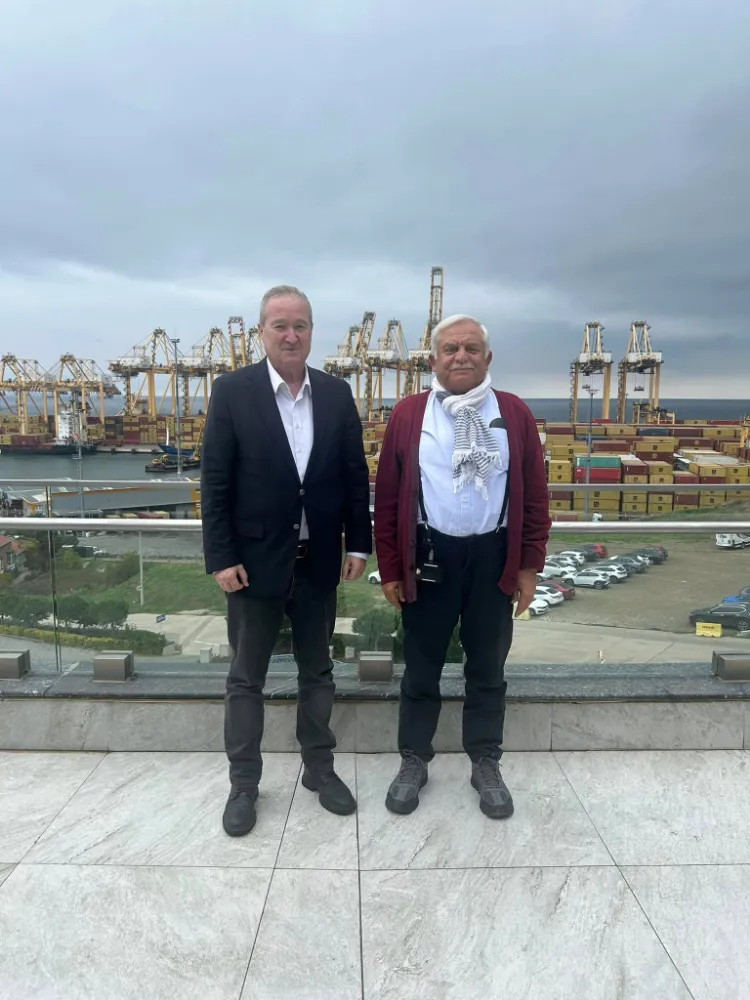 LİMANLARIN PATRONLARI GAZETECİ IŞIKSAL’I AĞIRLADI…