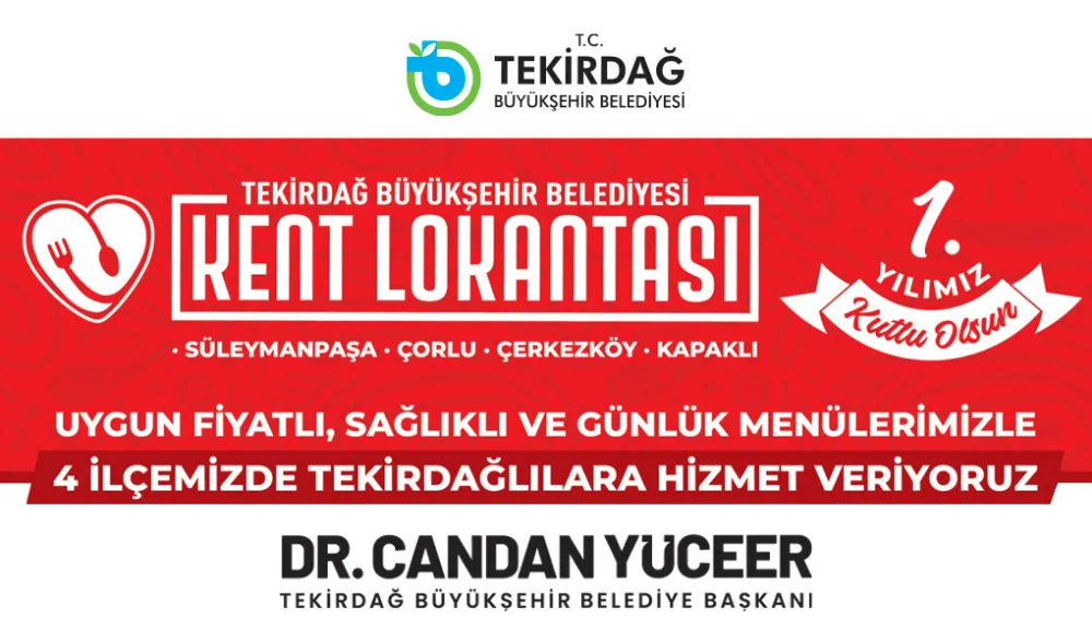 KENT LOKANTALARI 1 YAŞINDA 110 BİNİ AŞAN ÖĞÜNLE SOSYAL BELEDİYECİLİKTE BÜYÜK BAŞARI